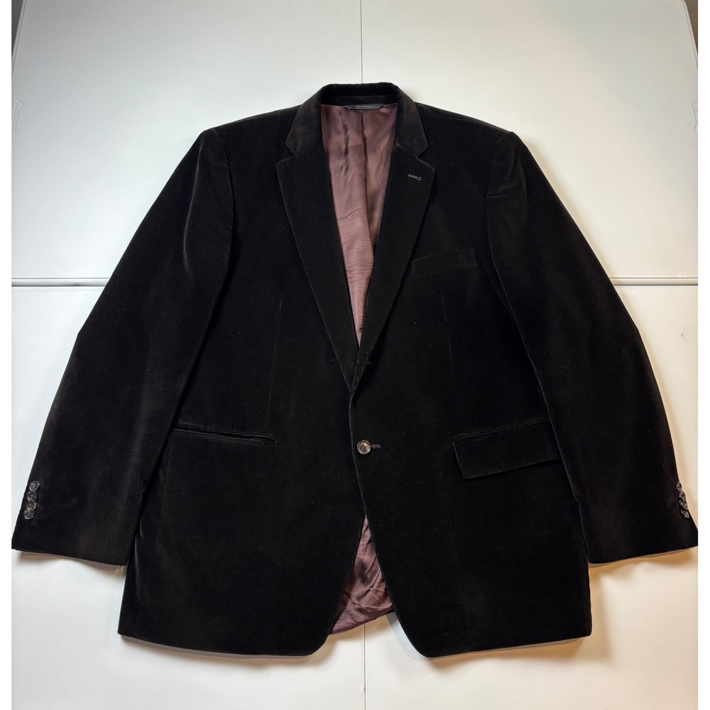 John W Nordstrom Loro Piana Corduroy Blazer Men 46R Brown Sport Coat Italy